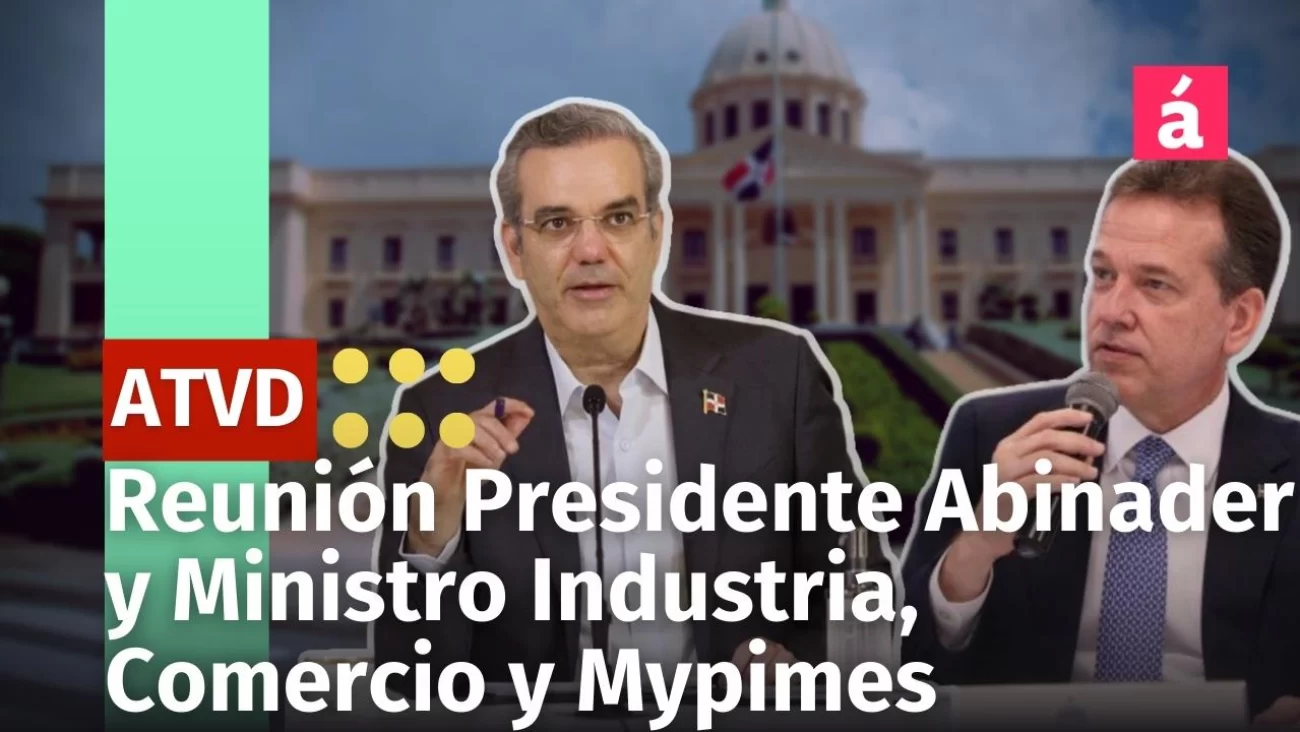 Rueda De Prensa Del Presidente Abinader Y El Ministro De Industria Y