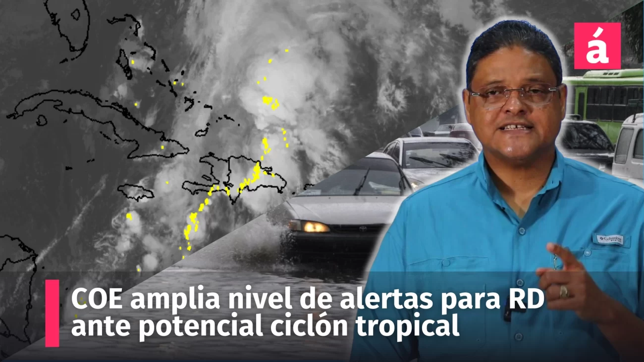 COE amplía las provincias en alertas meteorológicas por potencial