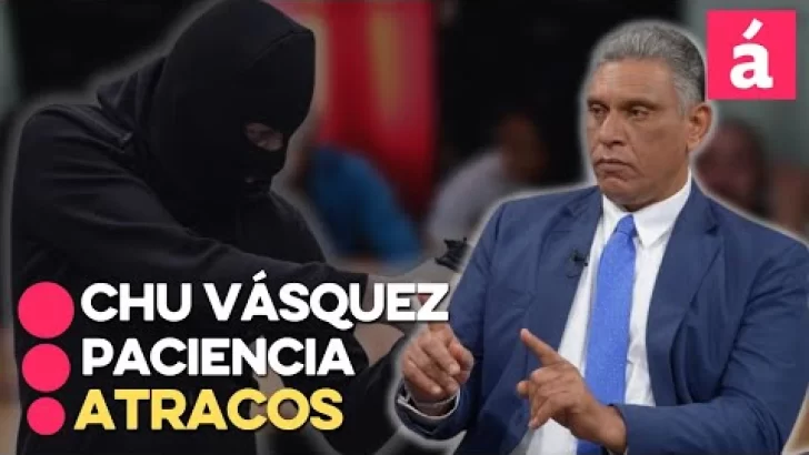 Chu Vásquez pide “paciencia” ante ola de delincuencia