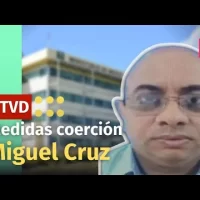 Miguel Cruz, audiencia para las medidas de coerción