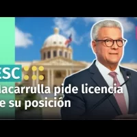 Macarrulla pide licencia como ministro de la Presidencia