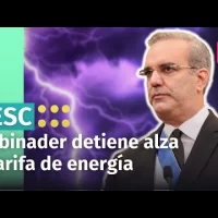 Abinader detiene alza tarifa de energía contenida en el Pacto Eléctrico