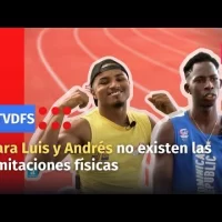 A Luis y a Andrés su condición física no les detuvo para lograr la meta de competir en atletismo