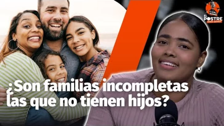 ¿Son familias incompletas las que no tienen hijos?