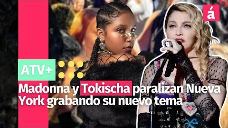 Madonna y Tokischa paralizan Nueva York grabando videoclip de su nuevo tema