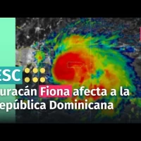 Huracán Fiona toca tierra en República Dominicana