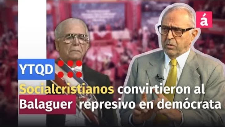 Caram dice socialcristianos convirtieron al Balaguer represivo en demócrata