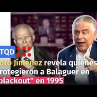 Soto Jiménez revela quiénes protegieron a Balaguer cuando sufrió un “blackout” en 1995