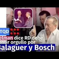 Selman dice RD debe sentir orgullo por Balaguer y Bosch