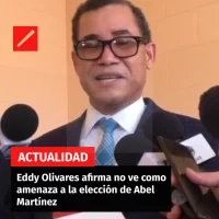 Eddy Olivares afirma no ve como amenaza a la elección de Abel Martínez