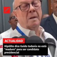 Hipólito dice Guido todavía no está “maduro” para ser candidato presidencial