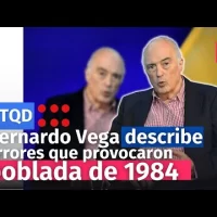Bernardo Vega describe errores que provocaron poblada de 1984