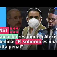 Camacho responde a Alexis Medina: “El soborno es una falta penal”