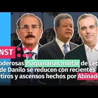 Maquinarias militar de Leonel y Danilo se reducen con recientes retiros y ascensos por Abinader