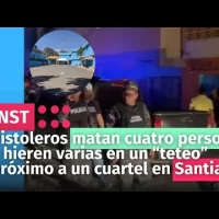 Pistoleros matan cuatro personas y hieren varias en un “teteo” próximo a un cuartel en Santiago