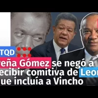 Peña Gómez se negó a recibir comitiva de Leonel que incluía a Vincho
