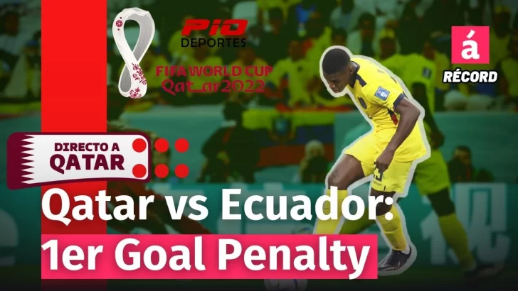 Qatar vs Ecuador: Video primer gol Ecuador