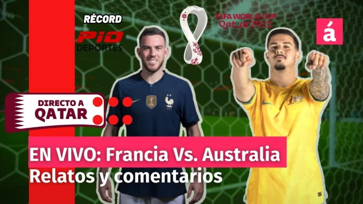 Francia vs Australia: Relatos y comentarios en vivo