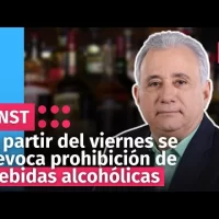 A partir del viernes se revoca prohibición de bebidas alcohólicas