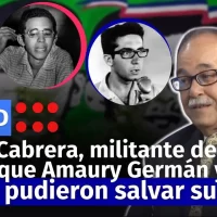 Luis Cabrera, militante del MPD, dice que Amaury Germán y Amín Abel pudieron salvar sus vidas