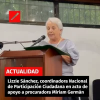 Lizzie Sánchez, coordinadora Nacional de Participación Ciudadana