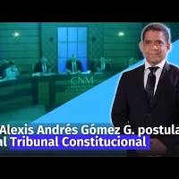 Alexis Andrés Gómez se postula como juez para el Tribunal Constitucional