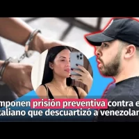 Imponen un año de prisión preventiva contra el italiano que descuartizó a venezolana