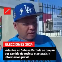 Votantes en Sabana Perdida se quejan por cambio de recinto electoral sin información previa