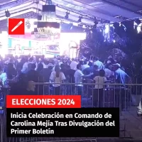 Inicia Celebración en Comando de Carolina Mejía Tras Divulgación del Primer Boletín