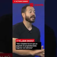 Gary de Arriba “Una completa locura que yo pagando mi propiedad deba negociar con ladrones”