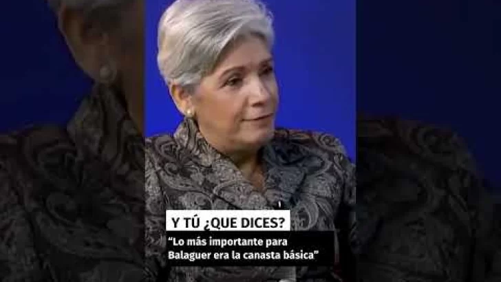 Xiomara Herrera “Lo más importante para Balaguer era la canasta básica”
