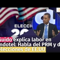 Guido explica labor en Indotel: Habla del PRM y de elecciones de EE.UU