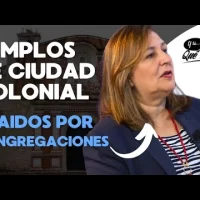 Las numerosos templos en la ciudad colonial fueron traídos por congregaciones que llegaron a la isla