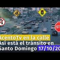 El tránsito en la Av. 27 de Febrero pesado a esta hora. AcentoTv en las calles de Santo Domingo