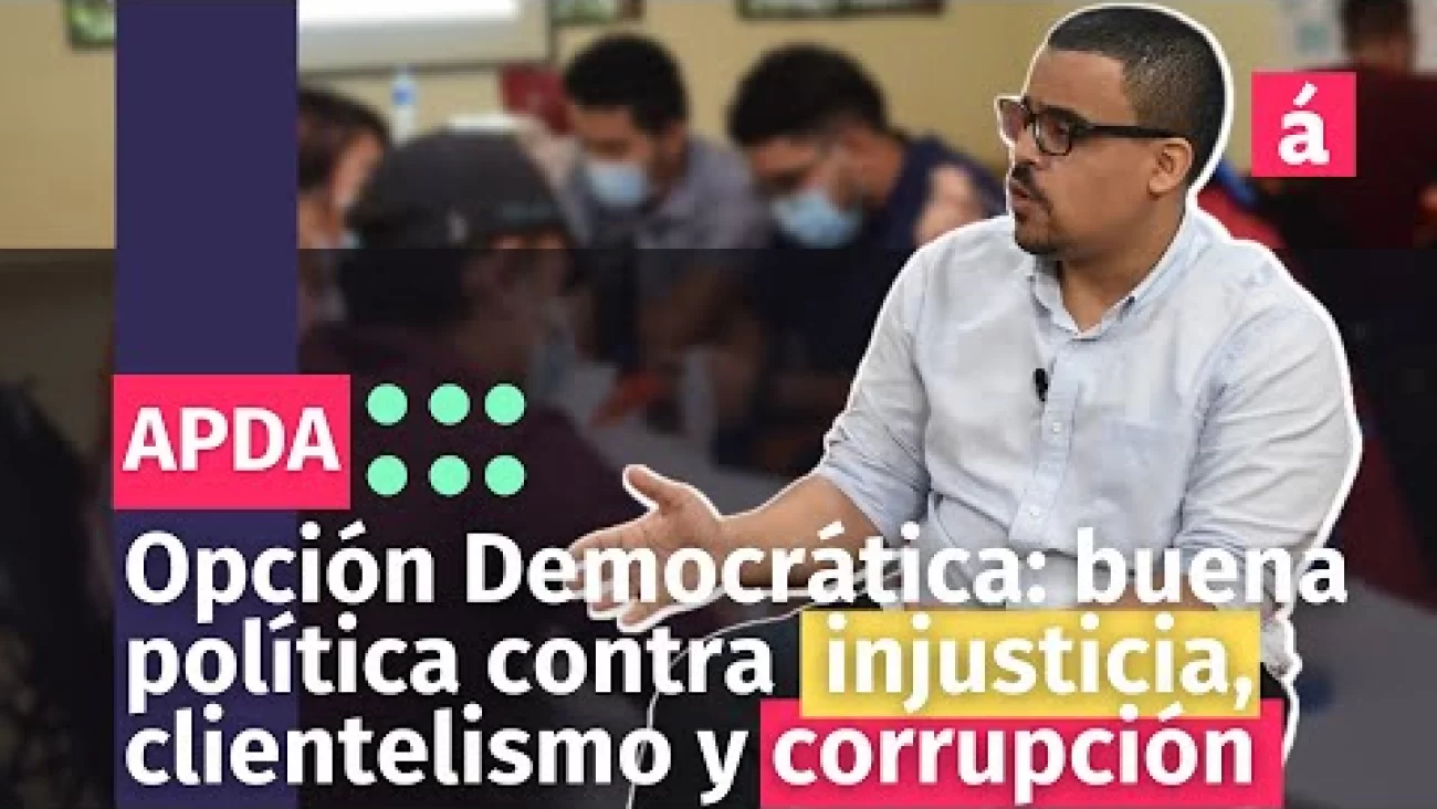 Opción Democrática Buena Política Contra Injusticia Clientelismo Y