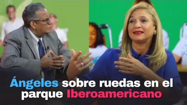 Ángeles sobre ruedas en el parque Iberoamericano