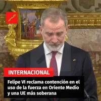 Felipe VI reclama contención en el uso de la fuerza en Oriente Medio y una UE más soberana