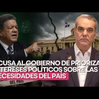 Leonel Fernández acusa al Gobierno de priorizar intereses políticos sobre las necesidades del país