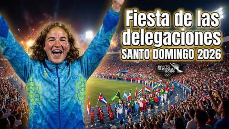 Desfile de las delegaciones en el JCC Santo Domingo, 2026