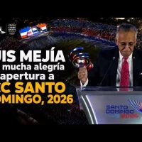Discurso de. Luis Mejía presidente de Centro Caribe Sports