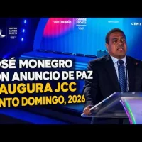 José Monegro presidente del Comité Organizador de los XXV JCC Santo Domingo, 2026