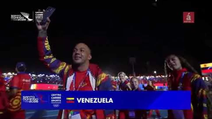 Venezuela desfila con orgullo en el Santo Domingo JCC 2026