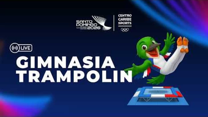 Juegos Centroamericanos y del Caribe 2026: LIVE GIMNASIA TRAMPOLIN SINCRONIZADO MASCULINO FINAL SANTO DOMINGO 2026