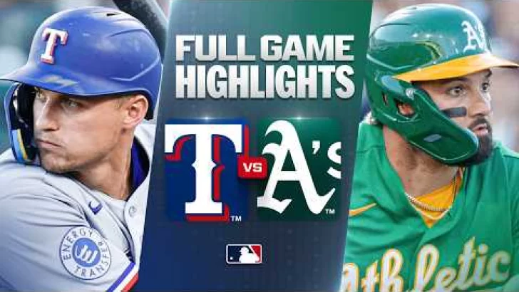 MLB Resultados: highlights y resumen de los partidos | RANGERS vs. ATHLETICS: Official Full Game Highlights August 14 | 2026 MLB Season
