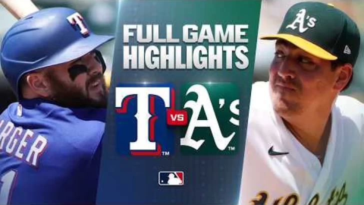 MLB Resultados: highlights y resumen de los partidos | RANGERS vs. ATHLETICS: Official Full Game Highlights August 16 | 2026 MLB Season