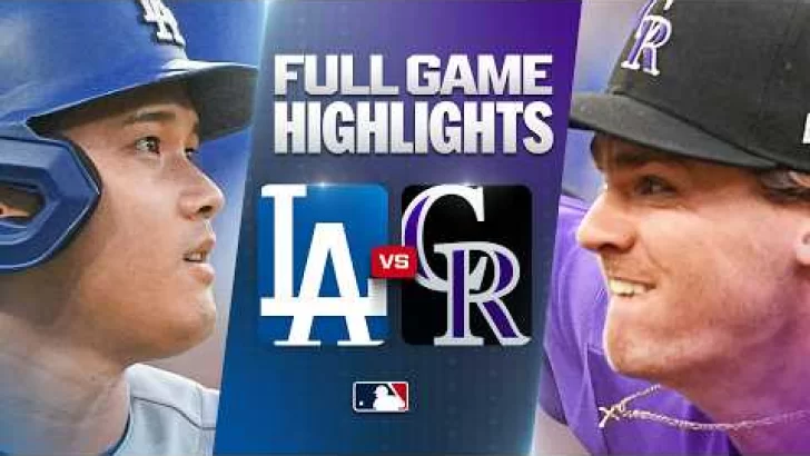 MLB Resultados: highlights y resumen de los partidos | DODGERS vs. ROCKIES: Official Full Game Highlights August 18 | 2026 MLB Season