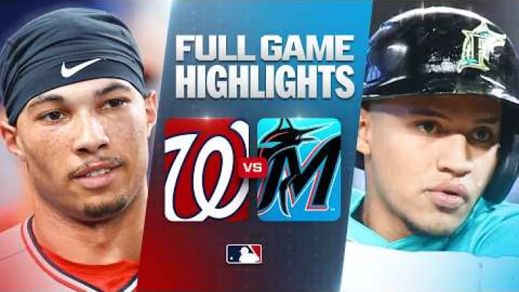 MLB Resultados: highlights y resumen de los partidos | NATIONALS vs. MARLINS: Official Full Game Highlights August 23 | 2026 MLB Season