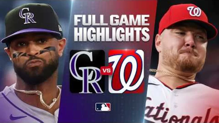 MLB Resultados: highlights y resumen de los partidos |  Nationals remontan y aplastan a los Rockies 13-3 | 2026 MLB Season