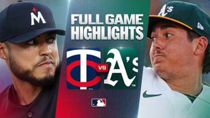 MLB Resultados: highlights y resumen de los partidos | TWINS vs. ATHLETICS: Official Full Game Highlights August 25 | 2026 MLB Season
