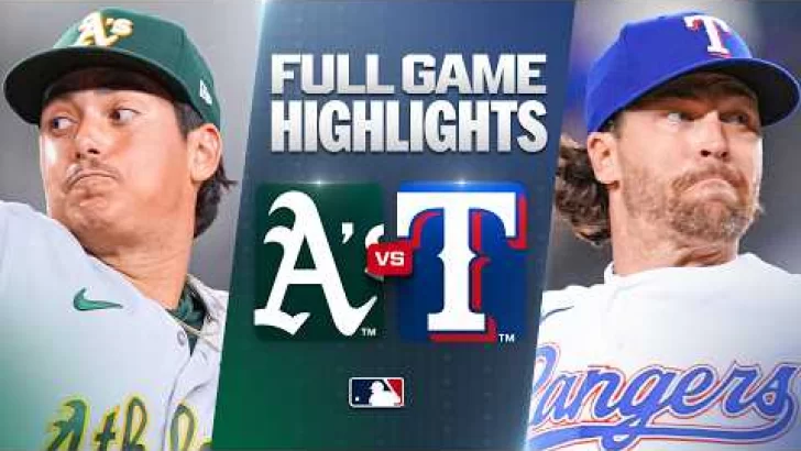 MLB Resultados: highlights y resumen de los partidos | ATHLETICS vs. RANGERS: Official Full Game Highlights August 31 | 2026 MLB Season
